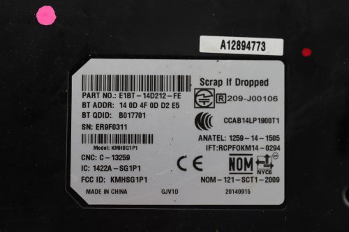 MODUŁ BLUETOOTH FORD FOCUS MK3 LIFT (2014-2018) 1.5 EcoBoost 150KM E1BT-14D