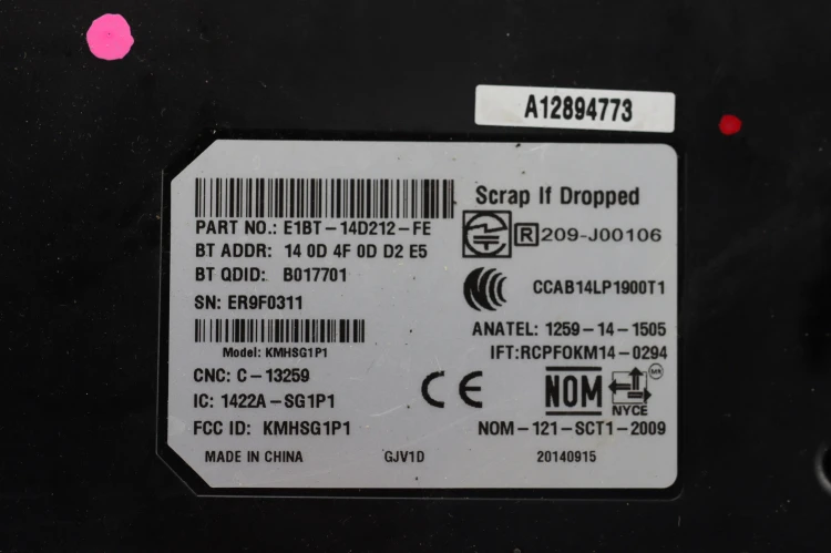 MODUŁ BLUETOOTH FORD FOCUS MK3 LIFT (2014-2018) 1.5 EcoBoost 150KM E1BT-14D