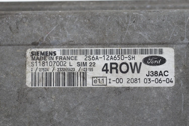 KOMPUTER STEROWNIK SILNIKA MAZDA 2 I (2002-2007) 1.4 16V 2S6A-12A650-SH
