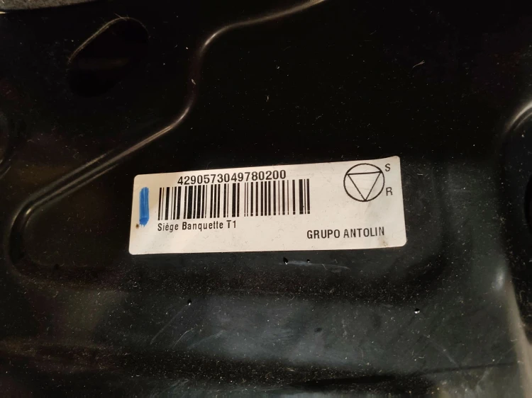 FOTELE 2 RZĄD FIAT SCUDO II (2007-2013) 2.0 D 120KM