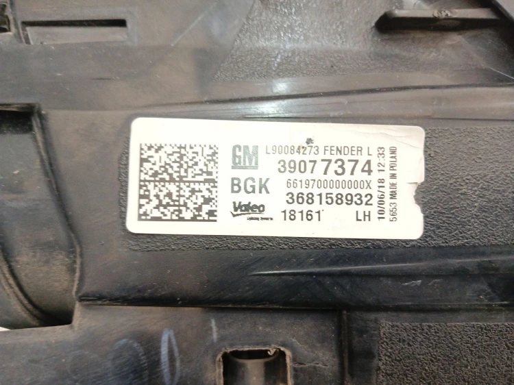 LAMPA LEWY TYŁ OPEL ASTRA K (2015-2019) 1.6 CDTI 110KM 39077374