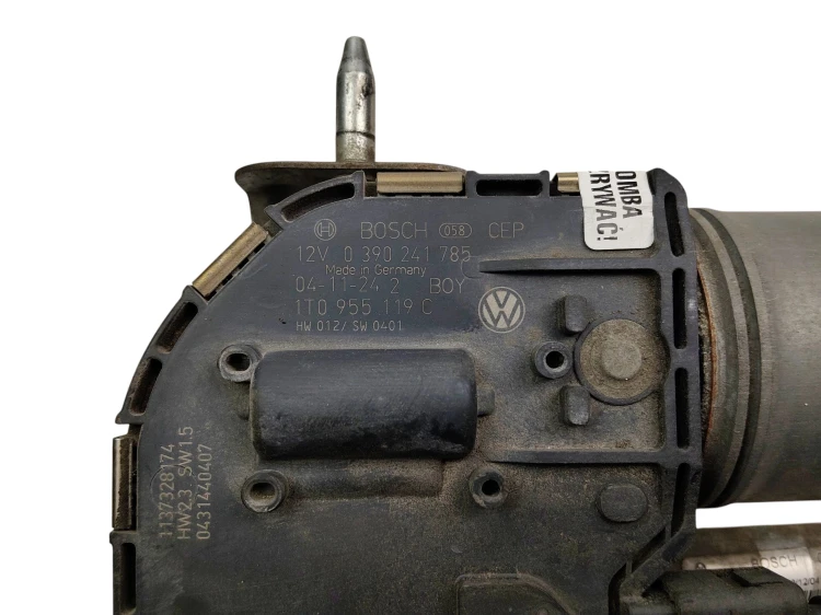 SILNICZEK WYCIERACZKI LEWY PRZÓD VOLKSWAGEN TOURAN I 1T (2003-2006) 1.9 TDI
