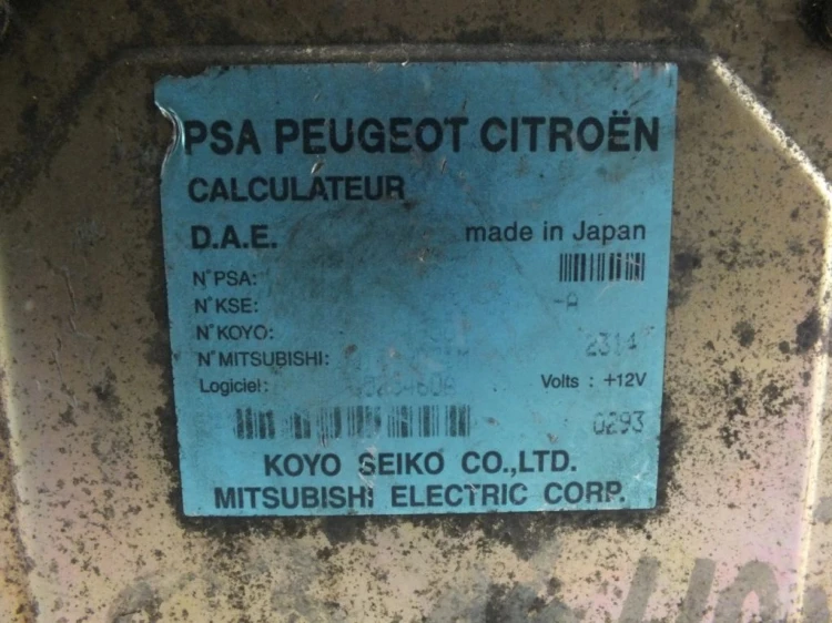 MODUŁ STEROWNIK WSPOMAGANIA CITROEN C3 I (2002-2005) 1.4 HDI BRAK