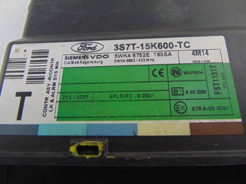 MODUŁ KOMFORTU FORD MONDEO MK3 LIFT(2005-2007) 2.0 TDCi (130HP) 3S7T-15K600