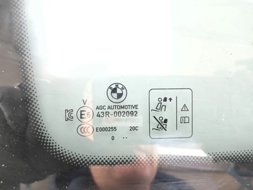 SZYBA KAROSERYJNA LEWY TYŁ BMW 2 F44 GRAN COUPE (2019-) 1.5 T 140KM 43R-002