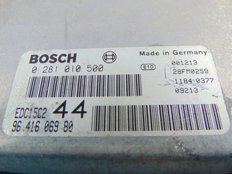 KOMPUTER STEROWNIK SILNIKA PEUGEOT 206 (1998-2002) 2.0 HDI 9641606980