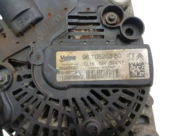ALTERNATOR PEUGEOT 308 II T9 (2014-2017) 1.6 BlueHDI 120KM 9810525380