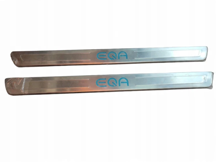 NAKŁADKI PROGOWE WEWNĘTRZNE KOMPLET MERCEDES EQA H243 LIFT (2024-) 250+ 190