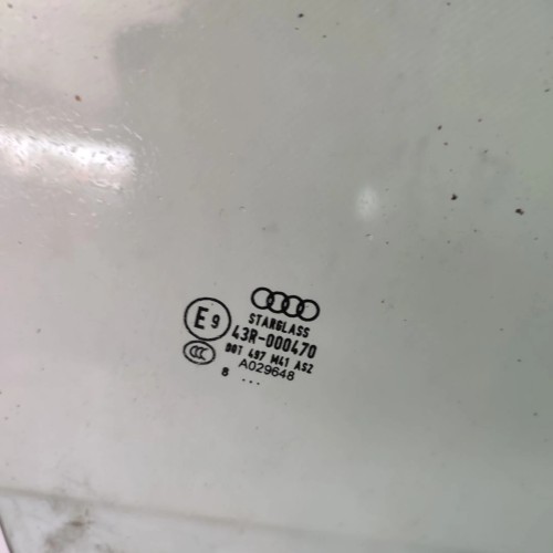 SZYBA DRZWI PRAWY PRZÓD AUDI TT 8J (2006-2010) 2.0 TDI 170KM