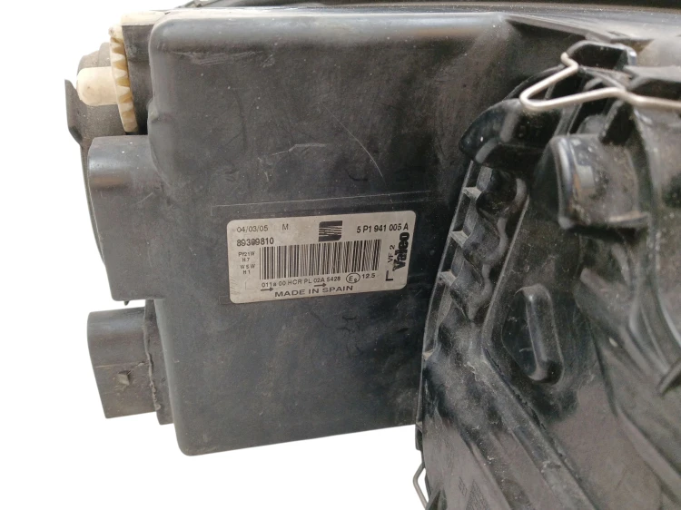 LAMPA LEWY PRZÓD SEAT ALTEA (2004-2009) 1.9 TDI 105KM 5P1941005A