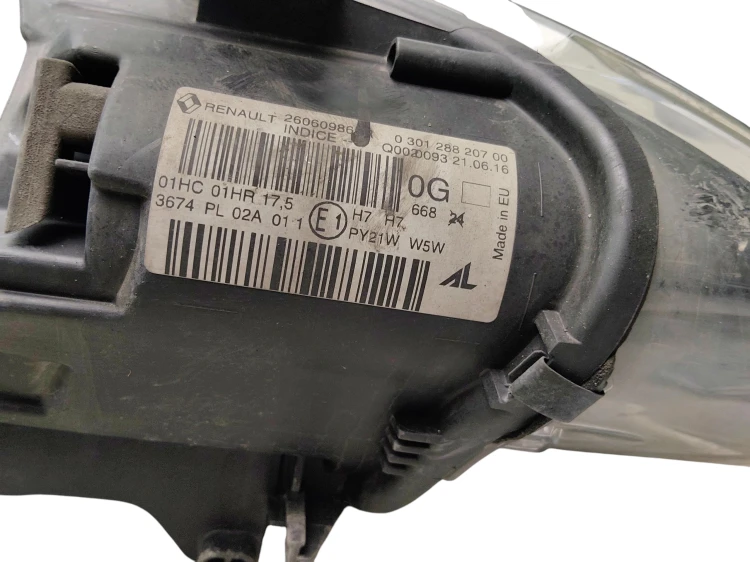 LAMPA LEWY PRZÓD RENAULT MEGANE III LIFT (2013-2016) 1.5 DCI 95KM 26060986