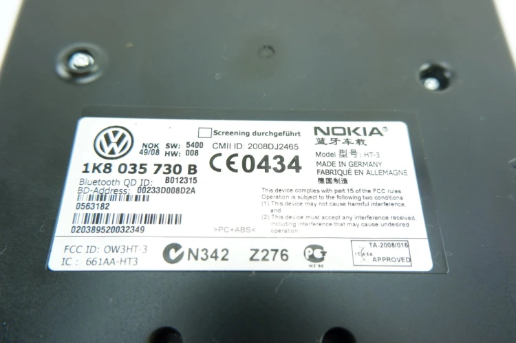 MODUŁ BLUETOOTH VOLKSWAGEN GOLF V 1.9 TDI 1K8035730B