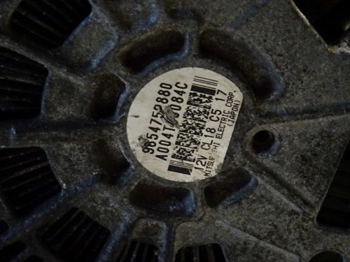ALTERNATOR CITROEN C5 II (2004-2008) 9654752880