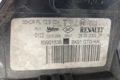 LAMPA LEWY PRZÓD RENAULT LAGUNA III (2007-)