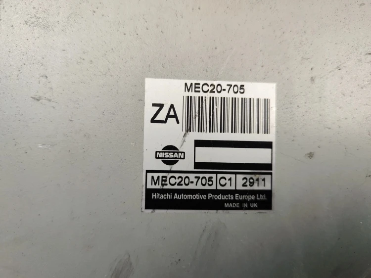 KOMPUTER STEROWNIK SILNIKA NISSAN ALMERA TINO 1.8 I MEC20-705