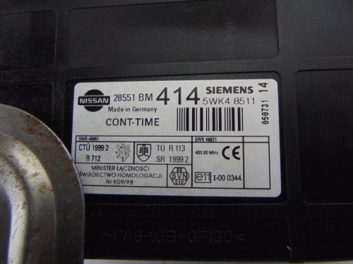 MODUŁ KOMFORTU NISSAN ALMERA N16(2000-2006) 1.8 16V 28551 BM414