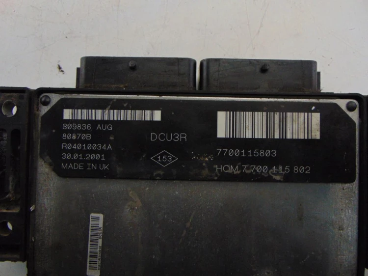 KOMPUTER STEROWNIK SILNIKA RENAULT KANGOO I (1998-2003) 1.9 D 7700115803