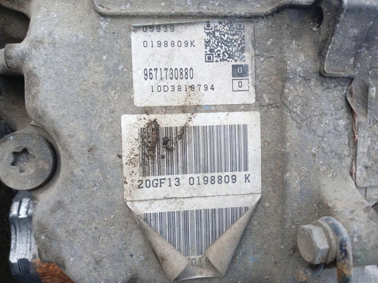 SKRZYNIA BIEGÓW AUTOMAT CITROEN C5 III (2008-2010) 2.0 HDI 163KM 20GF13