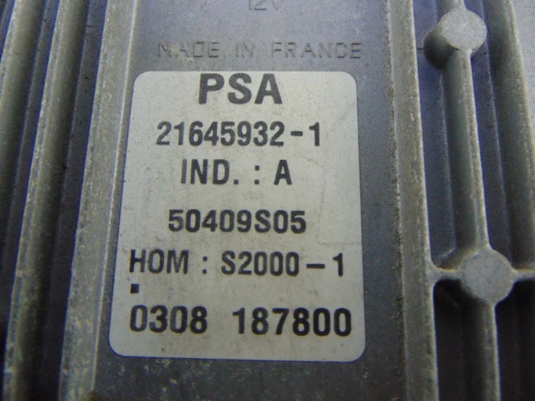 KOMPUTER STEROWNIK SILNIKA CITROEN XSARA PICASSO LIFT (2004-2008) 964378658