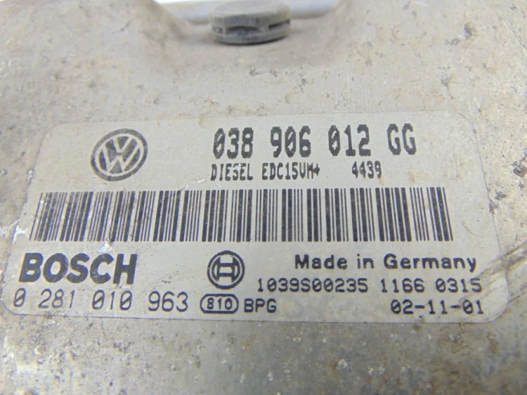 KOMPUTER STEROWNIK SILNIKA SKODA FABIA I 6Y 1.9 SDI 038906012GG