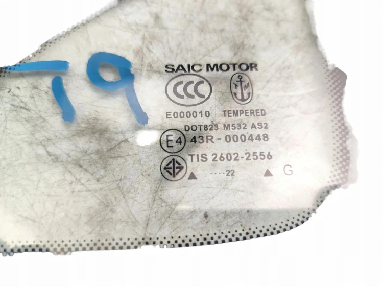 SZYBA KAROSERYJNA PRAWY TYŁ MG ZS I EV LIFT (2021-) TZ204XS1152 156KM