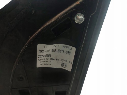 LUSTERKO PRAWE HONDA CIVIC IX (2011-2013) 1.4 I-VTEC 99KM Z97910463