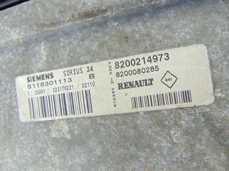 ZESTAW STARTOWY RENAULT SCENIC I LIFT (1999-2003) 8200214973