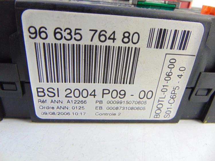 ZESTAW STARTOWY CITROEN C4 I (2004-2008) 9661773380
