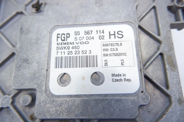 ZESTAW STARTOWY OPEL ASTRA H (2006-2014) 55567114