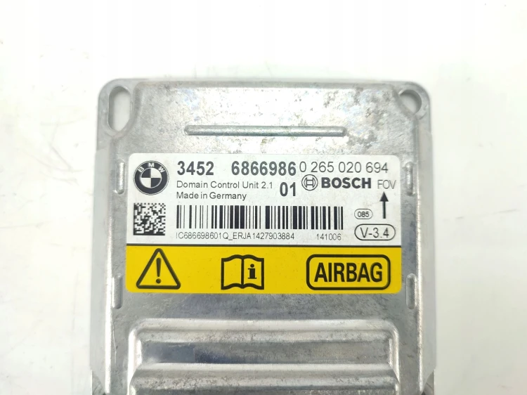 MODUŁ AIRBAG BMW 6 F13 (2010-2014) 3.0 D 313KM 6866986