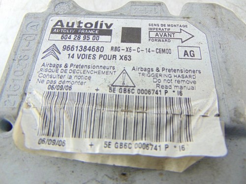 SENSOR PODUSZEK CITROEN C6 (2005-2012) 2.7 HDI V6 9661384680