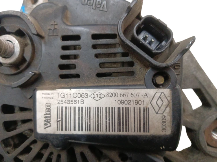 ALTERNATOR RENAULT SCENIC II (2003-2005) 1.6 16V 113KM 8200667607-A