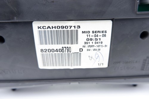 LICZNIK RENAULT MEGANE II LIFT (2005-2008) 8200408790--D