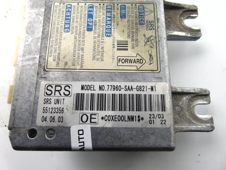 MODUŁ AIRBAG HONDA JAZZ II (2002-2004) 1.3 83KM 77960-SAA-G821-M1