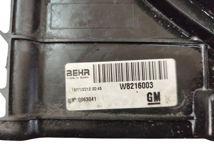 WENTYLATOR CHŁODNICY OPEL MERIVA B (2010-2013) 1.7 CDTI 110KM 13331010