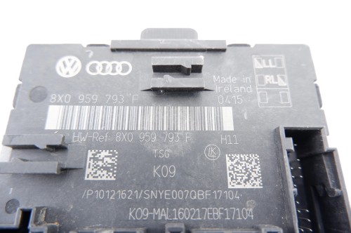 MODUŁ DRZWI LEWY PRZÓD AUDI A1 LIFT (2014-2018) 8X0959793F
