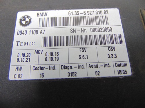 MODUŁ DRZWI LEWY PRZÓD BMW E61 3.0D 217KM 692731002