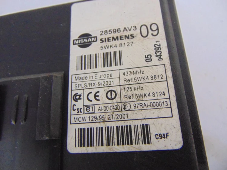 MODUŁ KOMFORTU NISSAN PRIMERA P12 1.9 DCI 28596 AV309