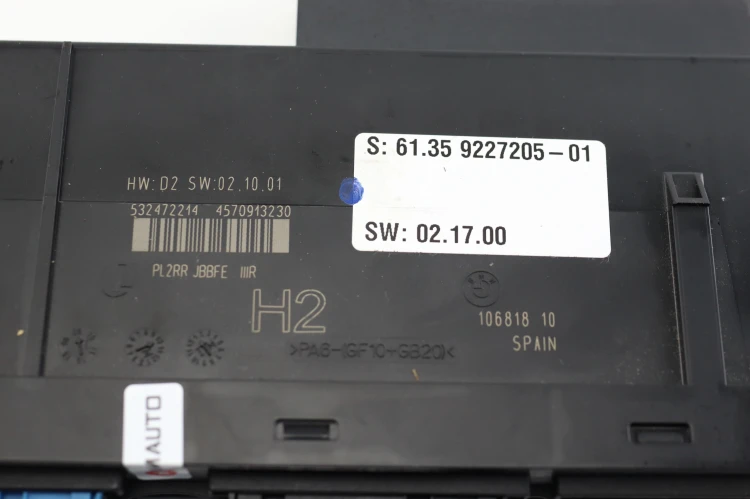 MODUŁ KOMFORTU BMW X1 E84 (2009-2012) 2.0 D 177KM 9227205-01