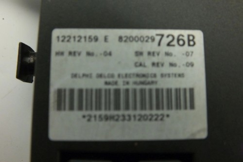 MODUŁ KOMFORTU RENAULT ESPACE IV (2003-2006) 1.9 DCI 8200029726B