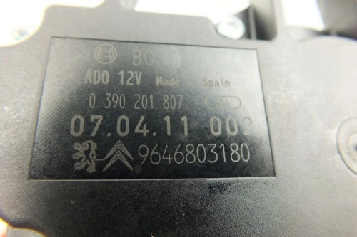 MECHANIZM WYCIERACZKI TYŁ CITROEN C4 I (2004-2008) 1.4 16V 9646803180