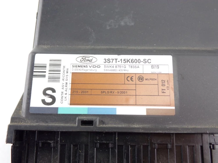 MODUŁ KOMFORTU FORD MONDEO MK3 LIFT(2005-2007) 2.0 TDCi (130HP) 3S7T-15K600