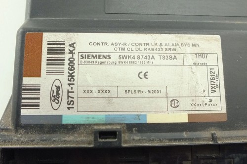 MODUŁ KOMFORTU FORD MONDEO MK3 (2001-2007) 1S7T-15K600-KA