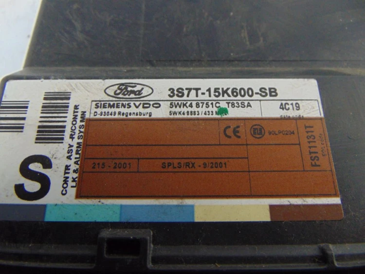 MODUŁ KOMFORTU FORD MONDEO MK3 (2001-2007) 3S7T-15K600-SB