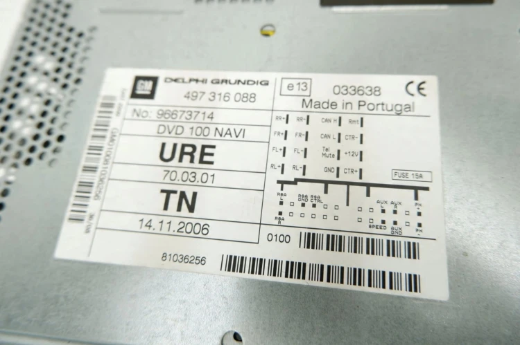 RADIO CD OPEL ANTARA 2.0 CDTI 96673714