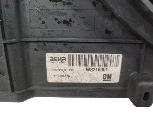 WENTYLATOR CHŁODNICY OPEL MERIVA B (2010-2013) 1.7 CDTI 110KM W8216001