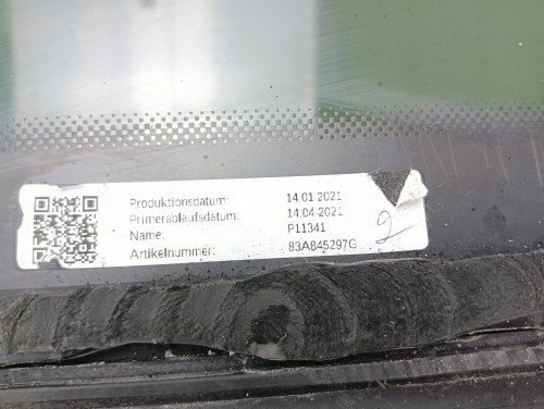 SZYBA KAROSERYJNA LEWY TYŁ AUDI Q3 II F3 83A (2018-) 1.5 TFSI 150KM 83A8452