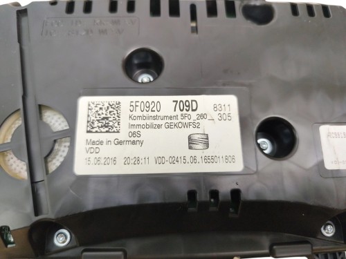 LICZNIK SEAT LEON III X-PERIENCE (2014-2019) 2.0 TDI 150KM 5F0920709D