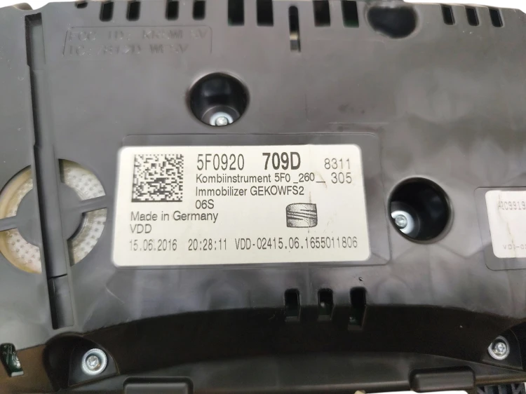 LICZNIK SEAT LEON III X-PERIENCE (2014-2019) 2.0 TDI 150KM 5F0920709D