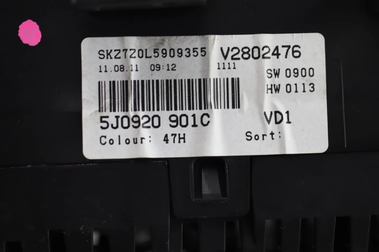 LICZNIK SKODA FABIA II(2007-2014) 5J0920901C